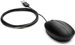 HP 9VA80AA Wired Desktop 320M Mouse Black
