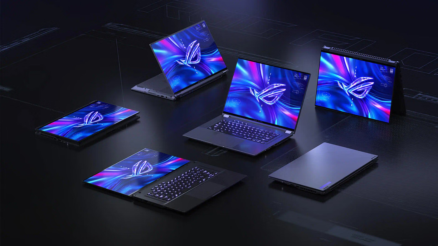 Asus ROG Flow X16 GV601VU-NF060W Gaming Laptop 16-inch QHD+ 240Hz Intel Ci9-13900H 16GB RAM 1TB SSD RTX 4050 6GB + ROG Backpack, Pen 90NR0D21-M00370
