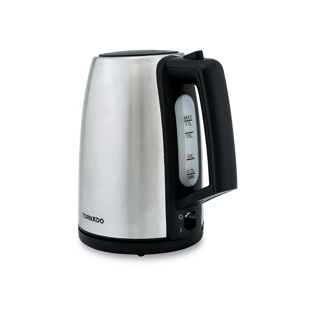 TORNADO Plastic Kettle 1.7 Liter 1850-2200 Watt Black TKP-2217-B